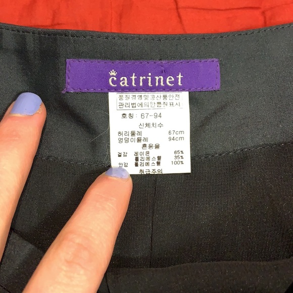 Catrinet navy wide leg pleated shorts - M - Picture 5 of 5